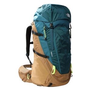 The North Face Men's Teal and Brown Backpack